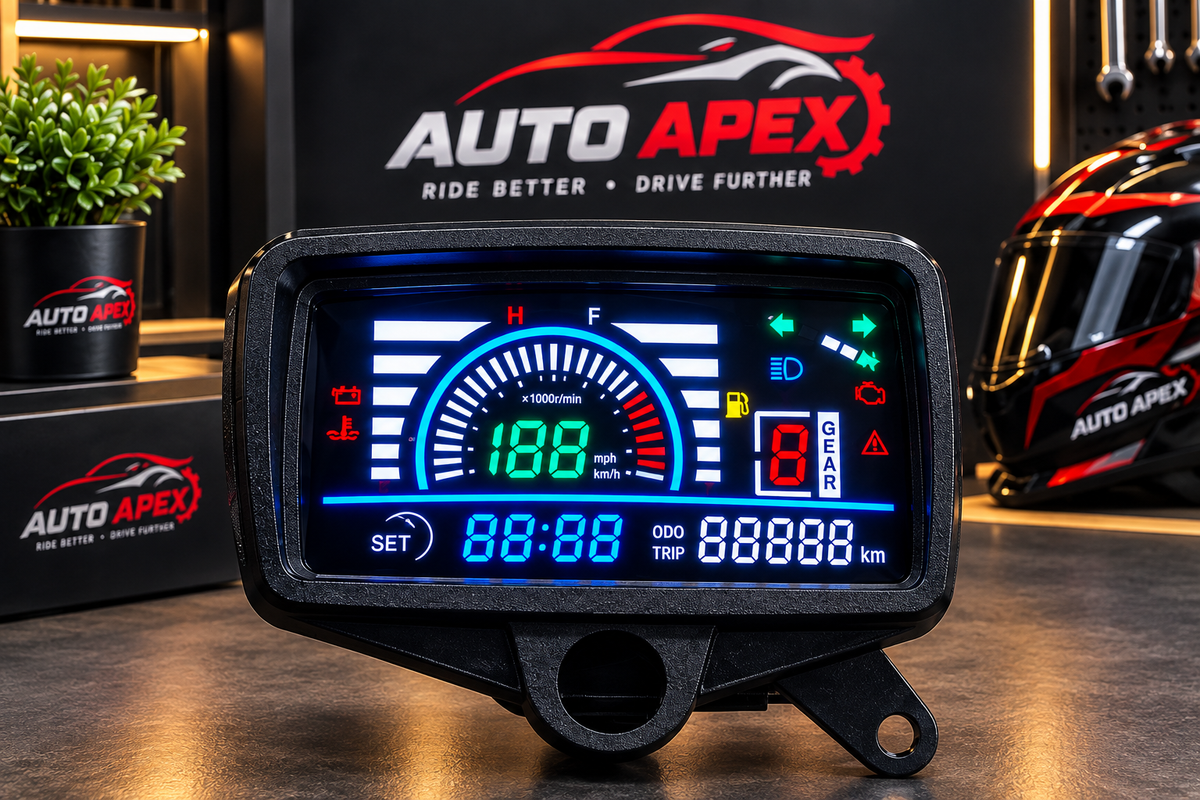 Digital Motorcycle LCD Meter Display WATER PROOF