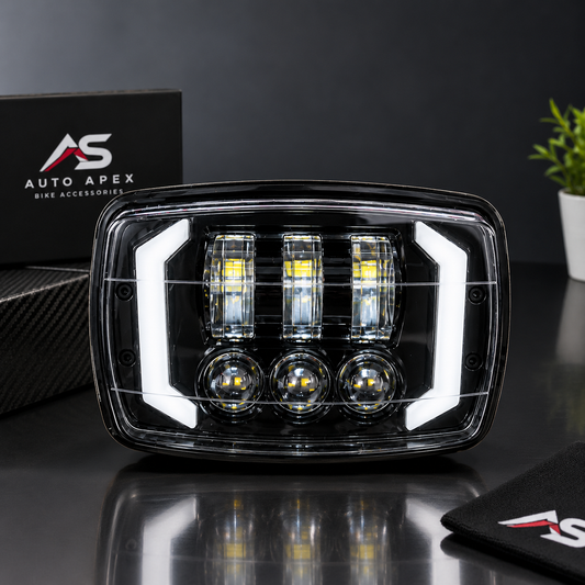 Bright LED illumination Modern, aggressive design Premium black finish Durable construction Ideal for motorcycle customization