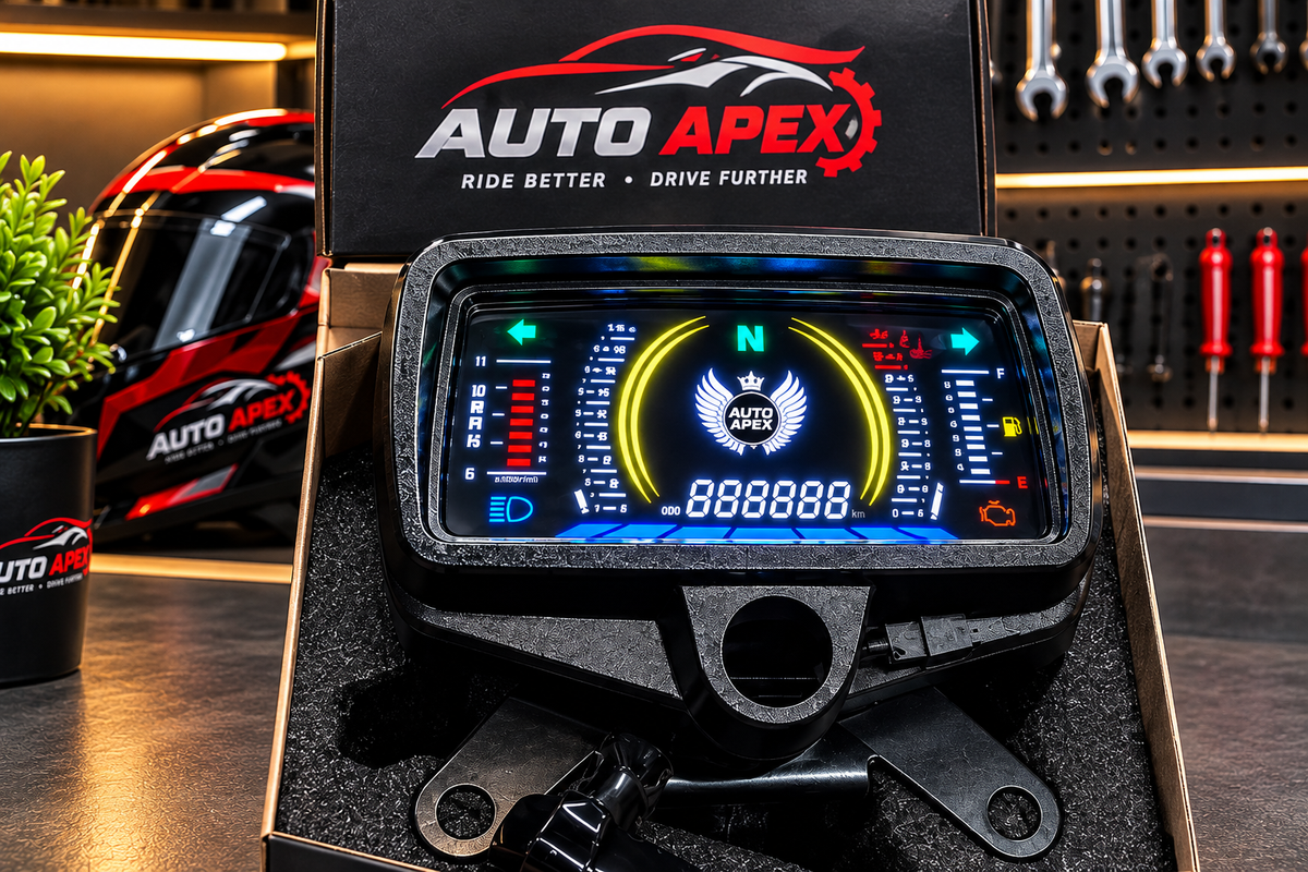 Digital MlayVotorcycle LCD Meter DispLAY